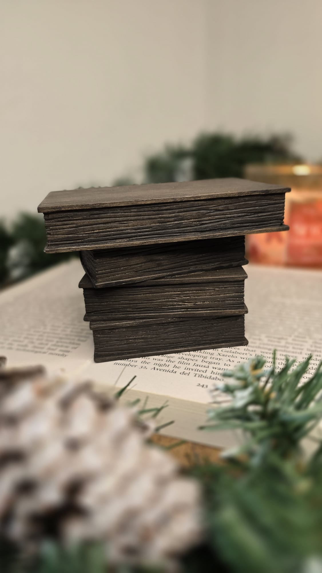Bookish Tealight Holder and Display Table