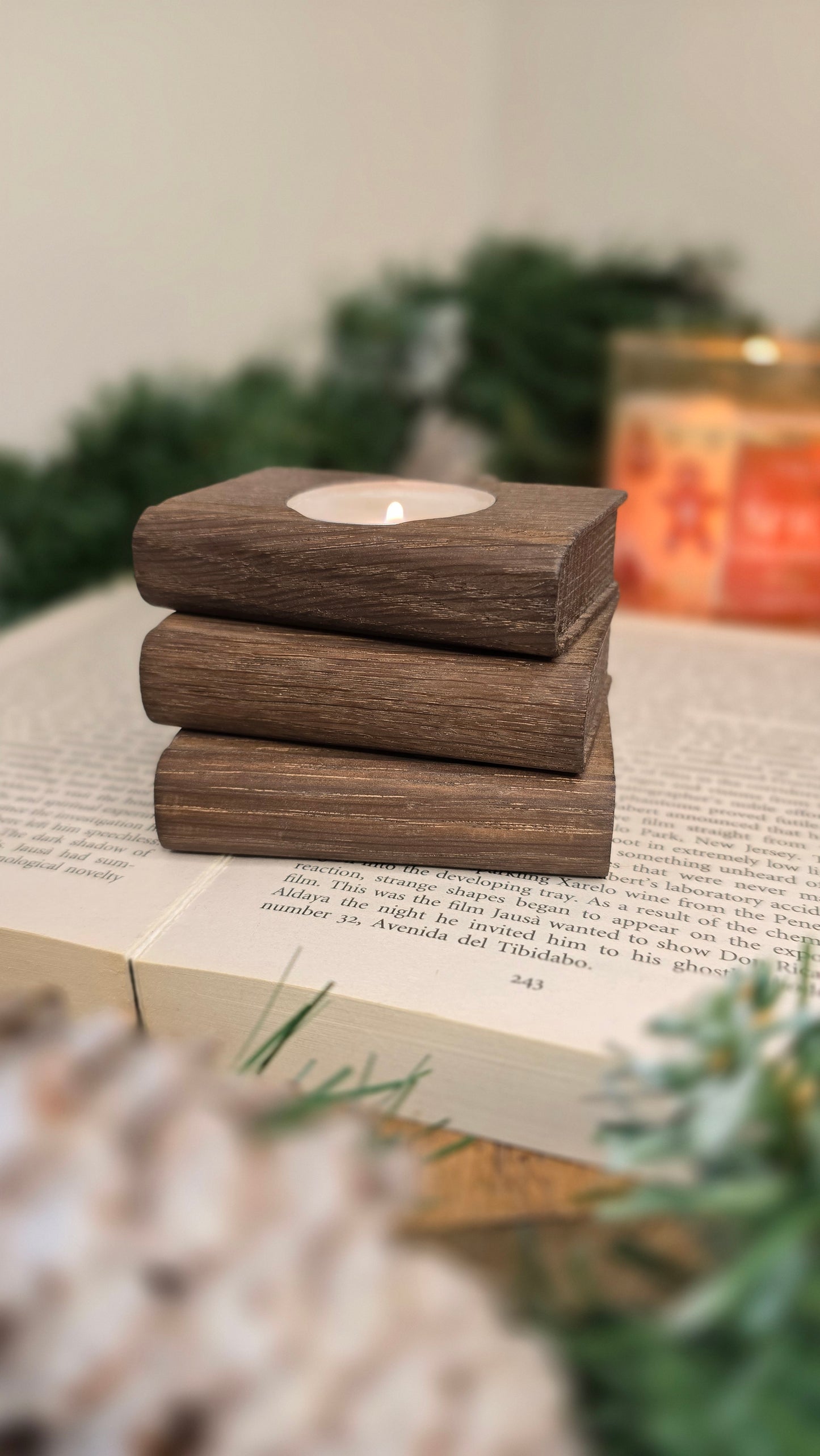 Bookish Tealight Holders