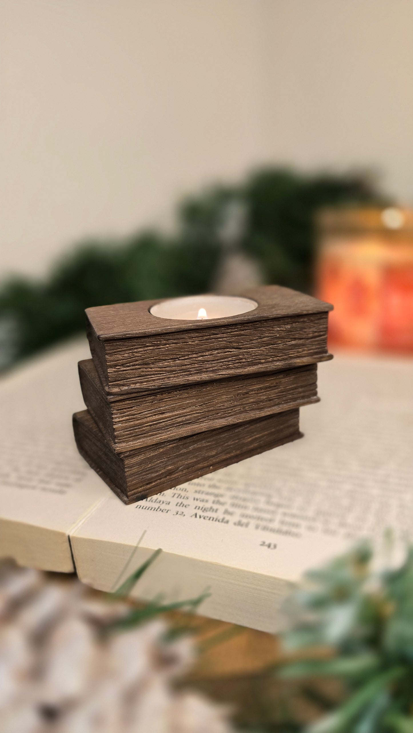 Bookish Tealight Holders