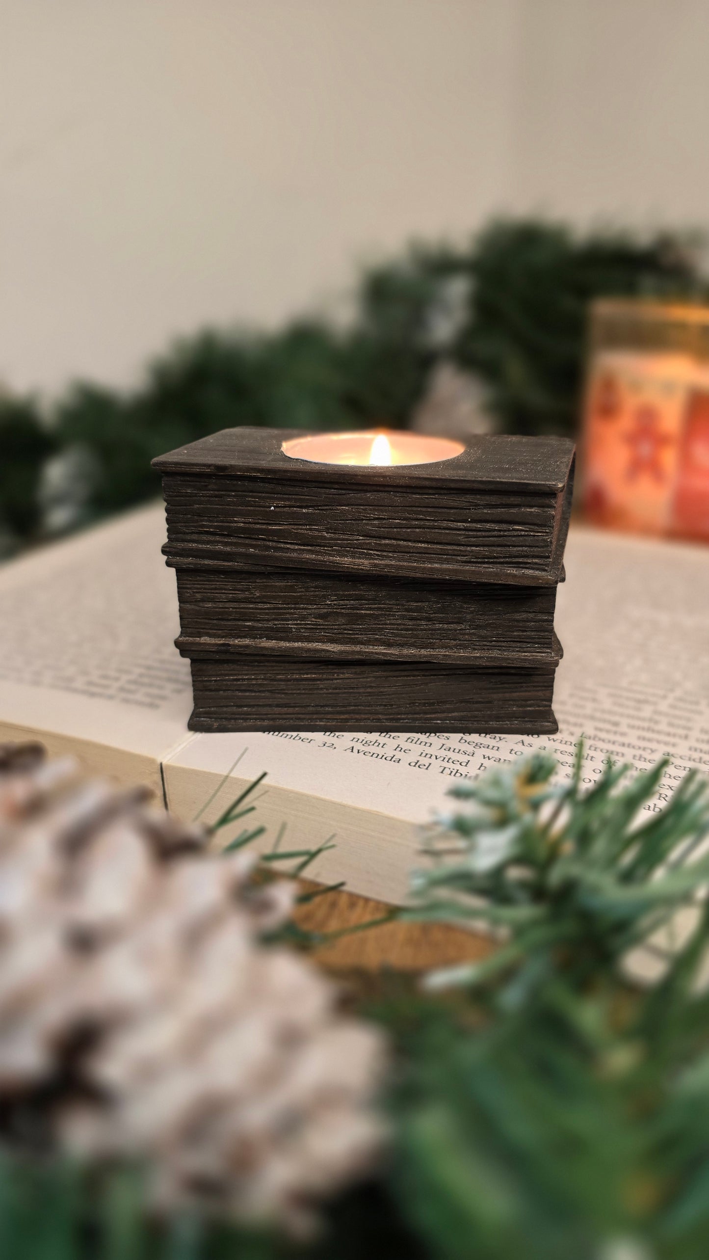 Bookish Tealight Holders