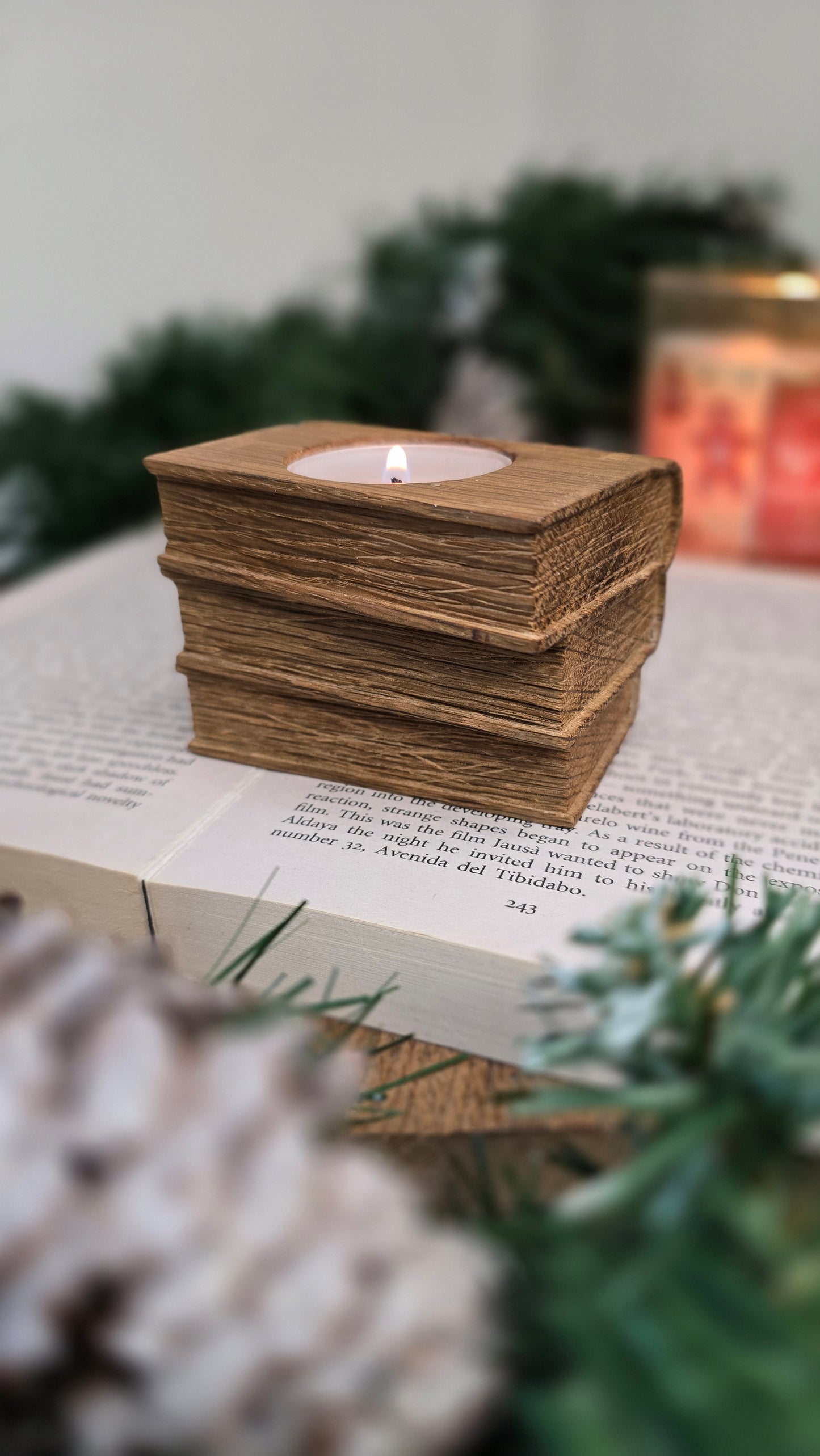 Bookish Tealight Holders