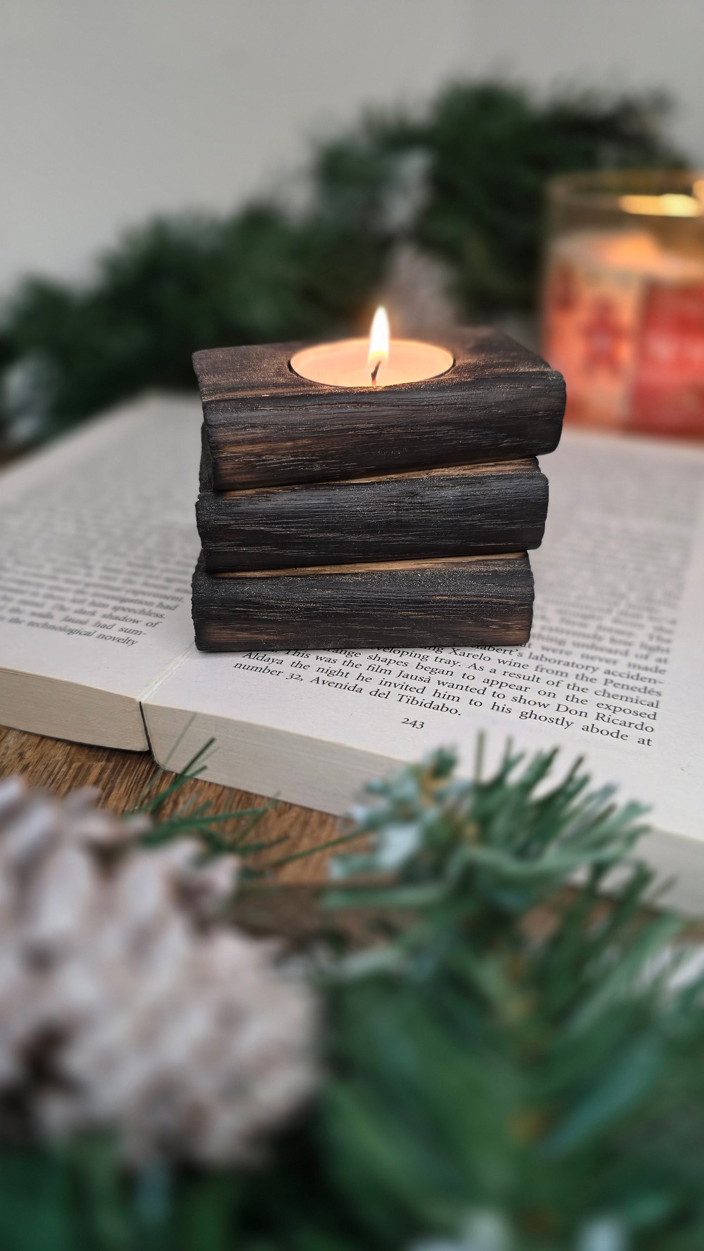Bookish Tealight Holders