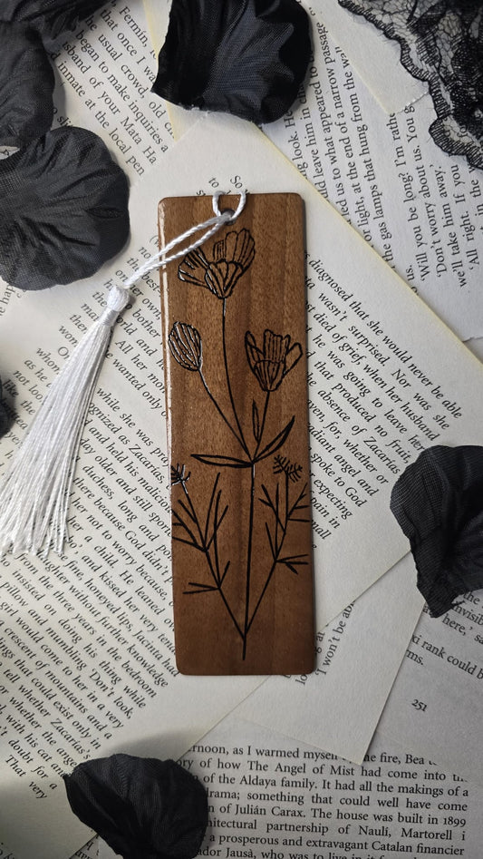 Autumn Flower Bookmark