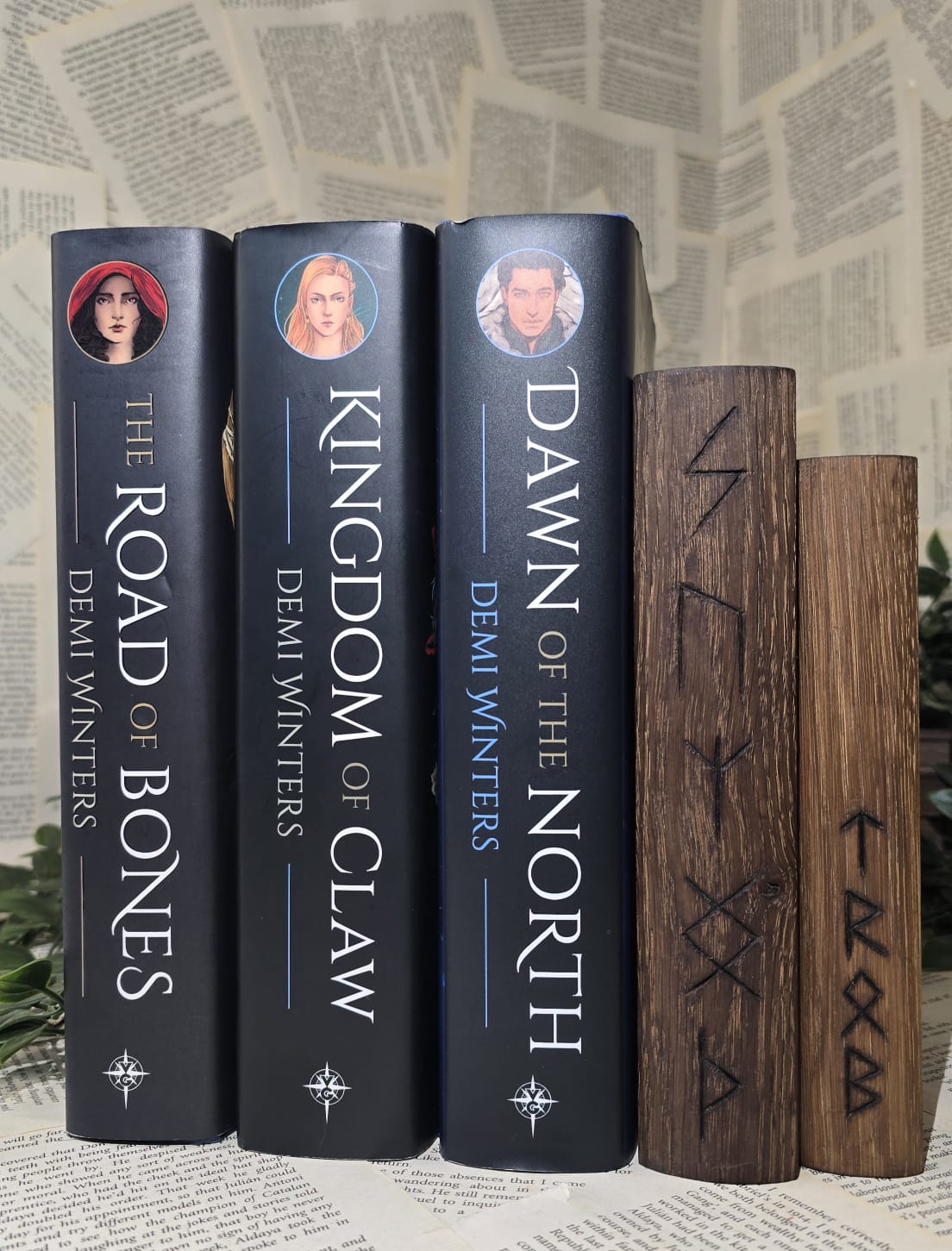 'The Road Of Bones' Bookmark Storage Bookend