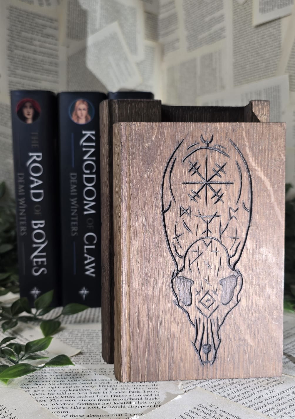 'The Road Of Bones' Bookmark Storage Bookend