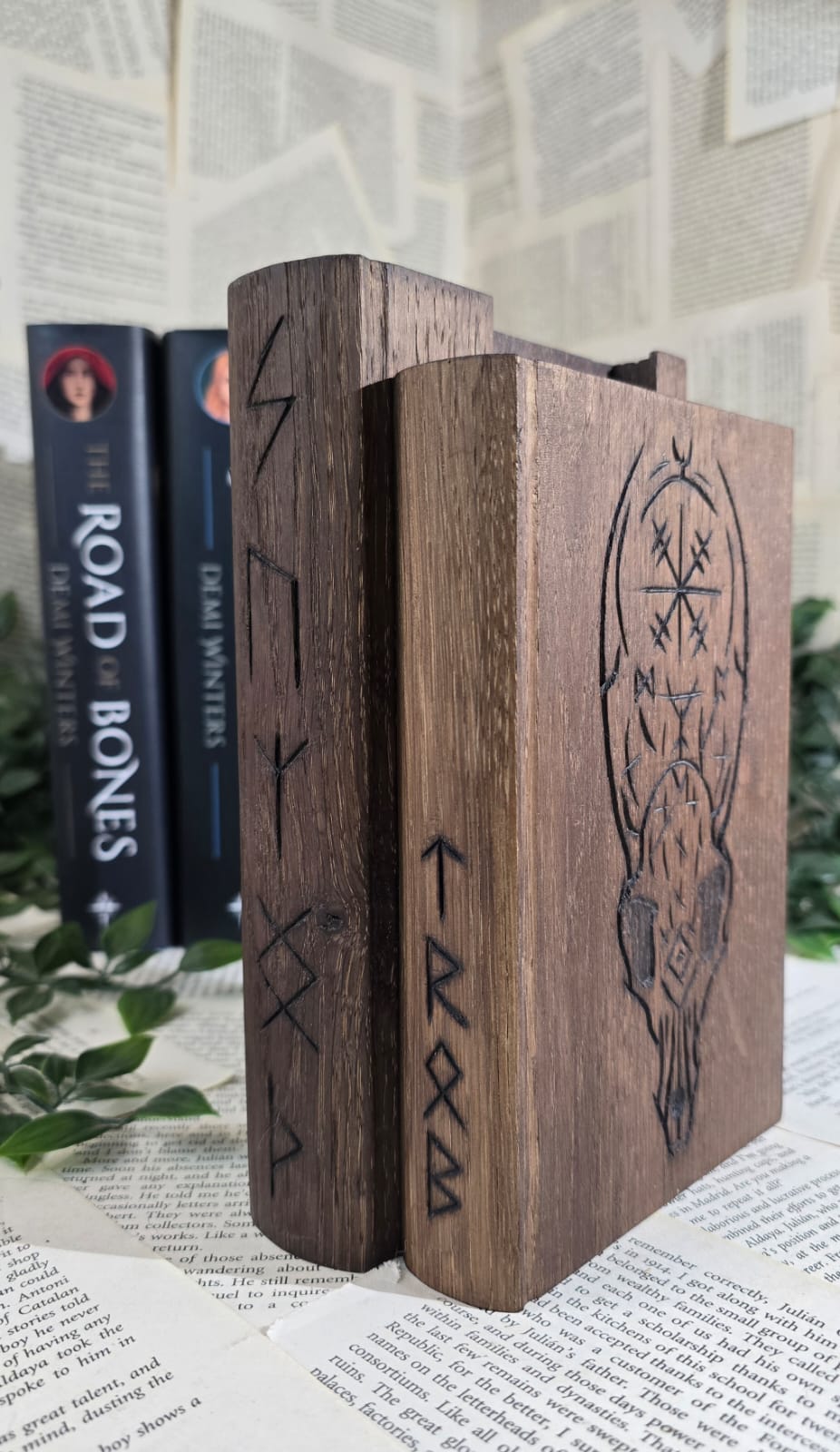 'The Road Of Bones' Bookmark Storage Bookend