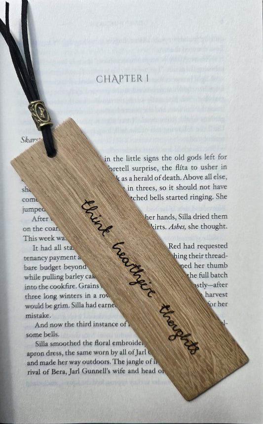 'Think Hearthfire Thoughts' Bookmark