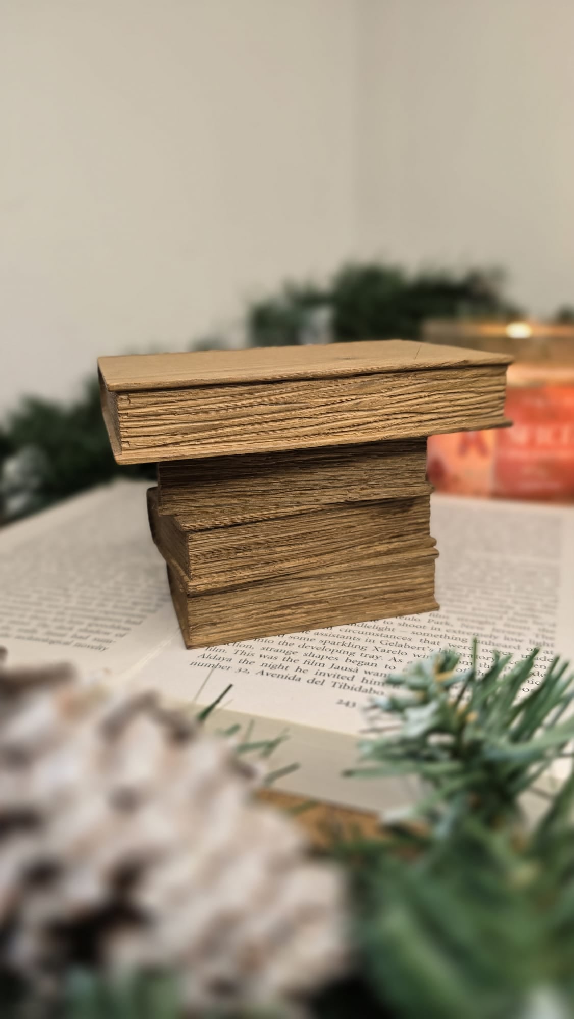 Bookish Tealight Holder and Display Table