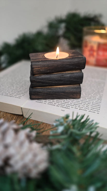 Bookish Tealight Holders