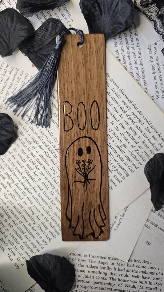 Spooky Season Ghost Bookmark